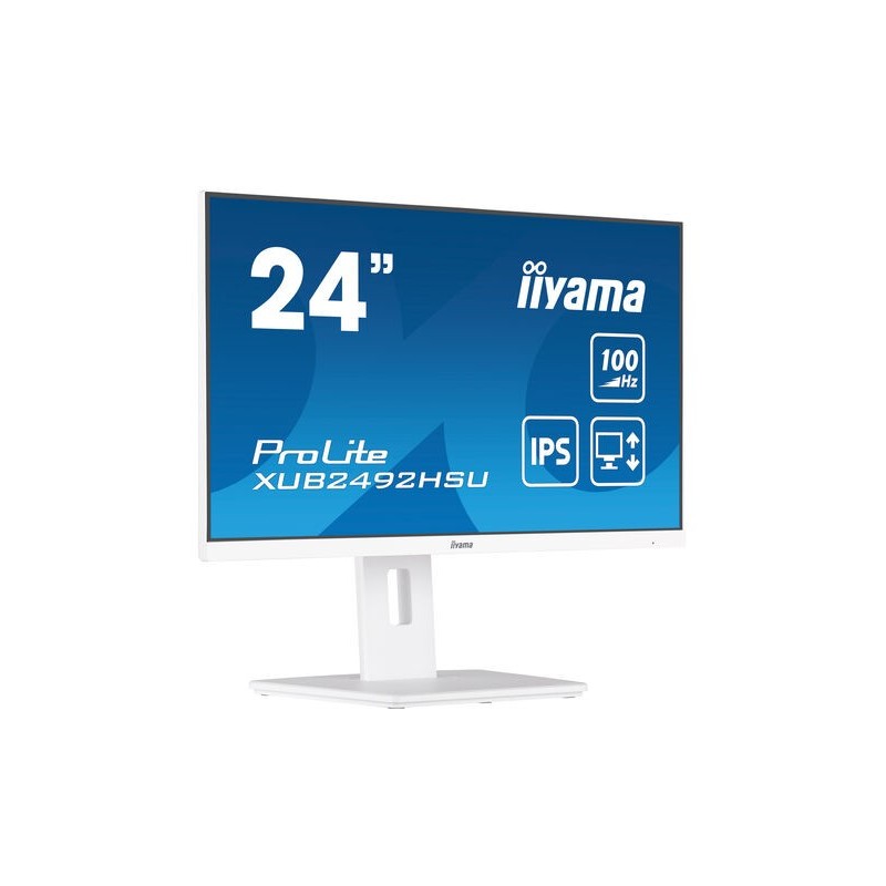 iiyama ProLite XUB2492HSU-W6 60,5cm (23,8") FHD IPS Monitor HDMI/DP/USB 100Hz